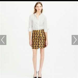 NWT J.Crew, Elephant Parade skirt, size 10.